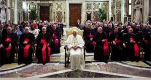 La Sala Clementina acogió la audiencia del Papa al Pontificio Consejo para la Familia