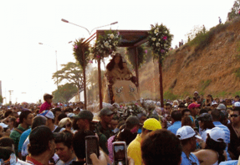 Procesión de la Divina Pastora en Barquisimeto.