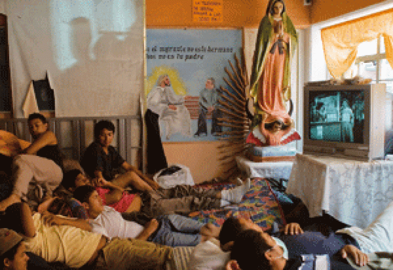 centro de acogida a inmigrantes en México llevado por religiosos