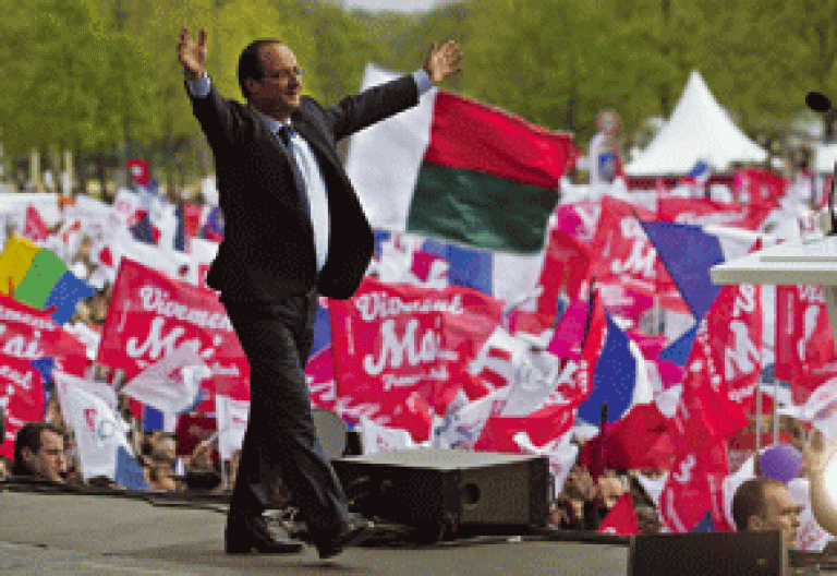 François Hollande, candidato socialista a la presidencia de Francia