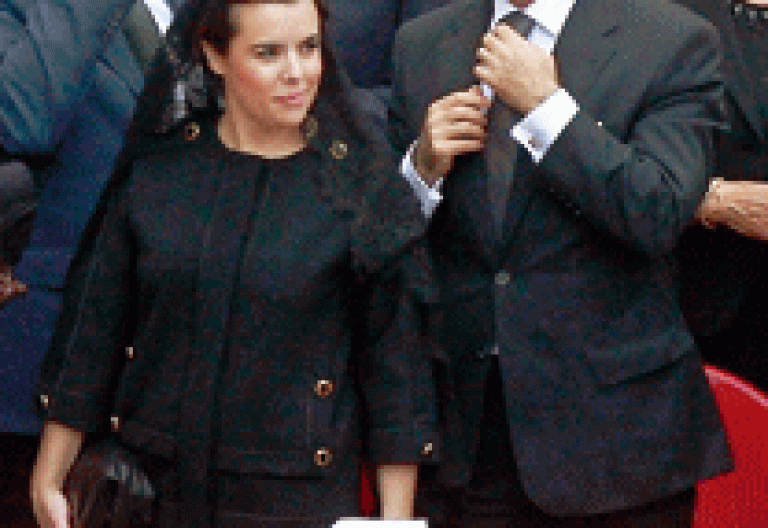 vicepresidenta Soraya Sáenz de Santamaría y embajador Eduardo Gutiérrez