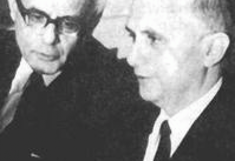 Joseph Ratzinger con Karl Rahner