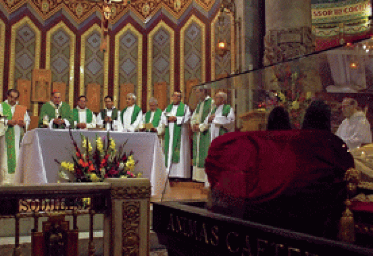 reliquia Don Bosco ceremonia despedida Barcelona cardenal Sistach