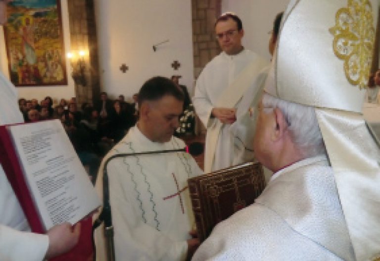 Andrés Borrego primer diácono permanente de Jaén