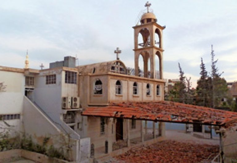 iglesia atacada deliberadamente en Siria por grupos armados de oposición