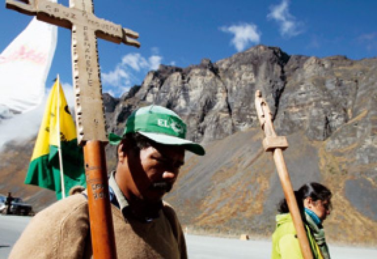 9 marcha indígena desde Trinidad hasta La Paz bolivia