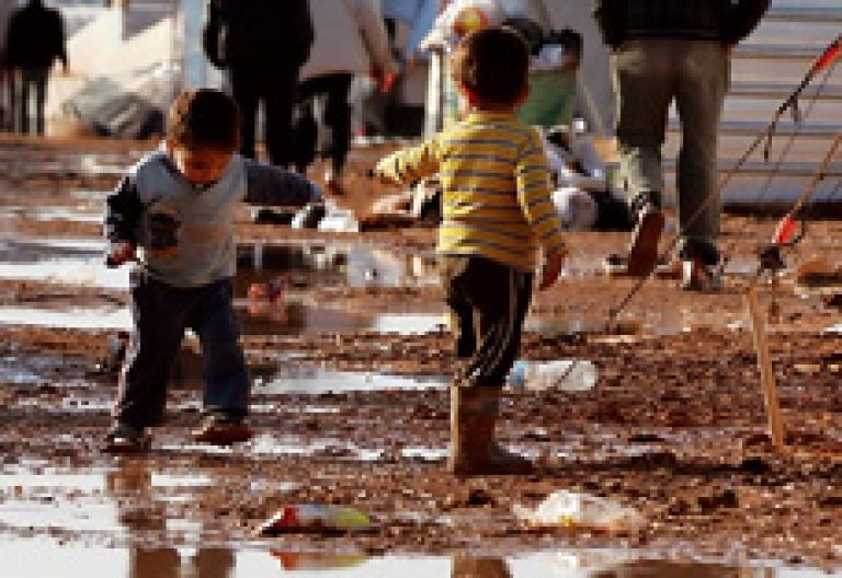 niños sirios refugiados en Jordania