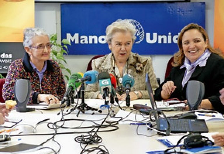 rueda de prensa presentación campaña de Manos Unidas 2013 por la igualdad