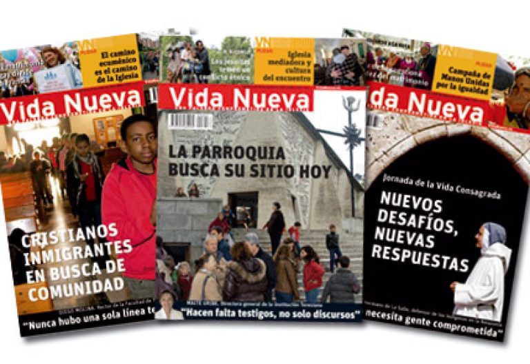 tres portadas de la revista Vida Nueva