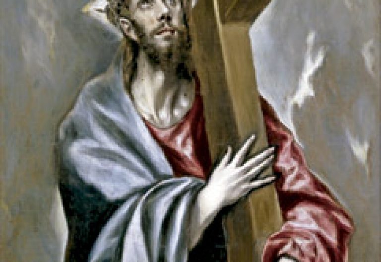 Cristo con la Cruz, cuadro de El Grego