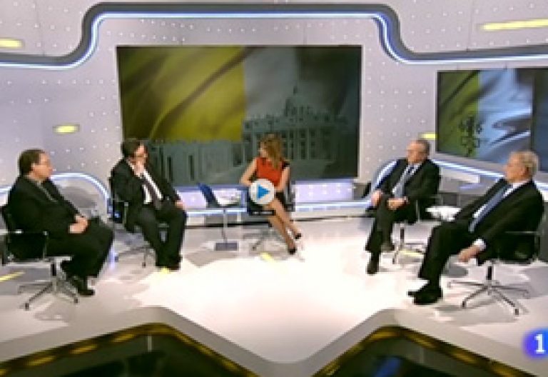 Juan Rubio debate cónclave TVE