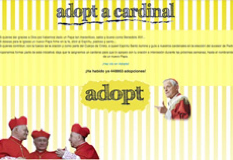 sitio web Adopta un cardenal