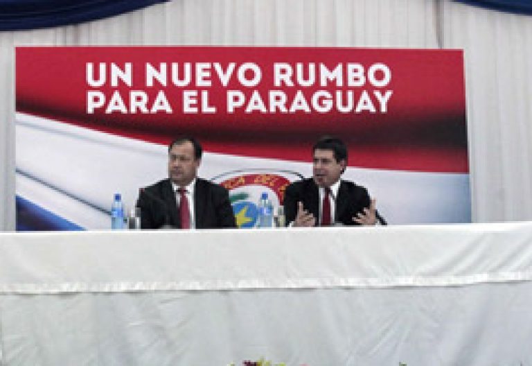 Horacio Cartes y Juan Afara, presidente y vicepresidente de Paraguay