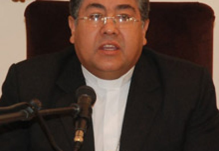 Óscar Aparicio, presidente de la Conferencia Episcopal de Bolivia