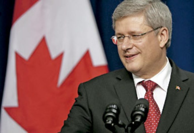 Stephen Harper, primer ministro de Canadá