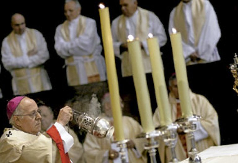 Ricardo Blázquez en la celebración de su 25 aniversario como obispo, en la catedral de Valladolid 29 mayo 2013