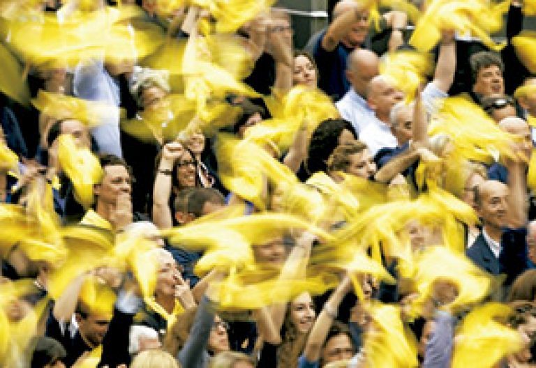 alumnos de colegios jesuitas en audiencia con el papa Francisco junio 2013