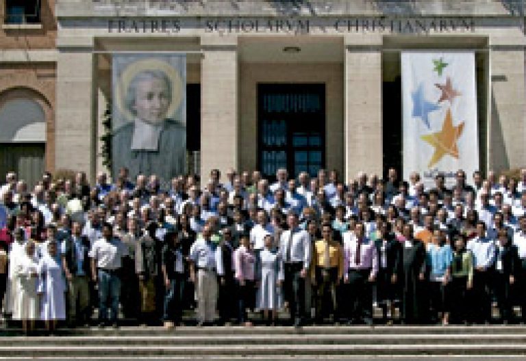 participantes de la II Asamblea internacional de la Misión Lasaliana Roma junio 2013