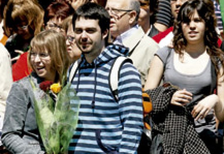 gente en la calle