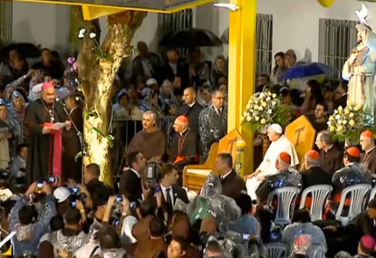 papa Francisco visita hospital Río de Janeiro 2013