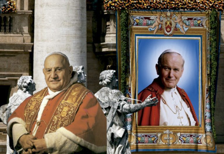 Juan XXIII y Juan Pablo II, papas canonizados en abril 2014