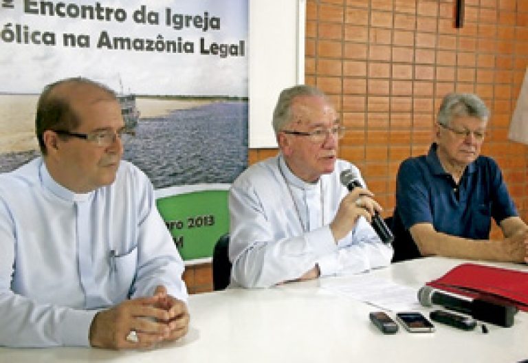 cardenal Claudio Hummes durante el I Encuentro de la Iglesia Católica en la Amazonía Legal