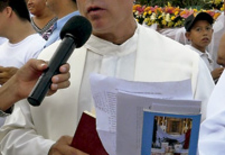 Javier Cortés Ochoa, vicario general de Apatzingán, Michoacán, México