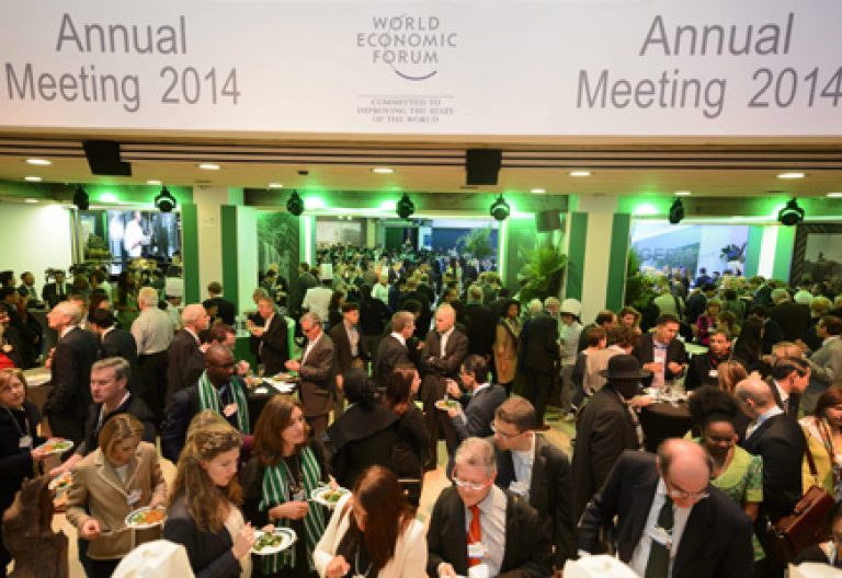 reunión del Foro Económico de Davos en Suiza 2014