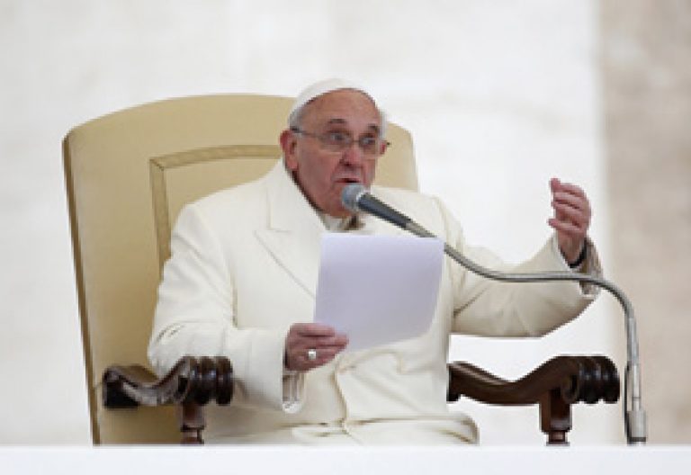discurso del papa Francisco durante la audiencia general del miércoles 29 enero 2014