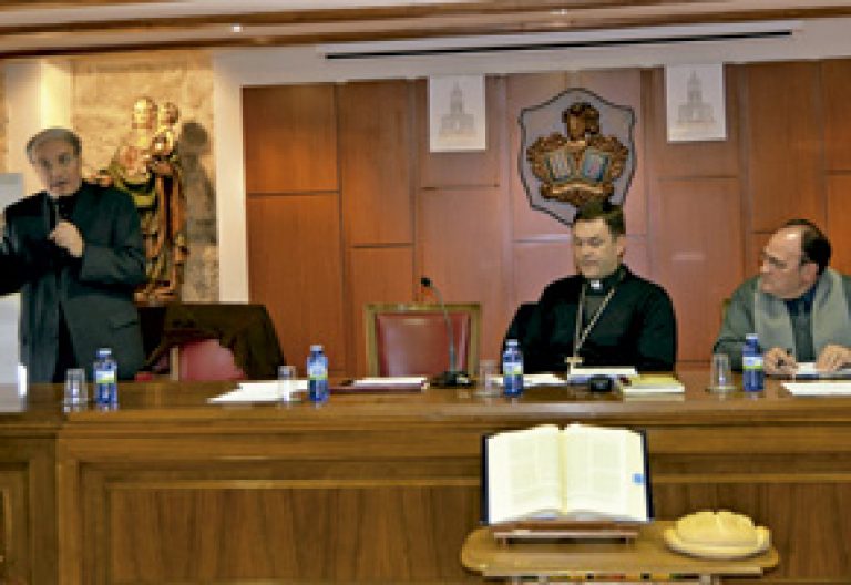 sesión de la asamblea diocesana de Ciudad Rodrigo