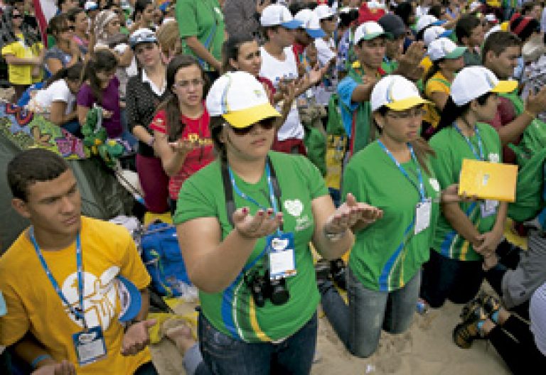 jóvenes participantes en la JMJ de Río 2013