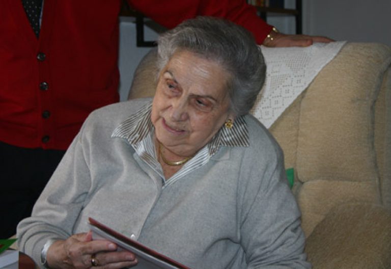 Lucy Lozano Garrido, hermana del beato Lolo, fallecida en 2014
