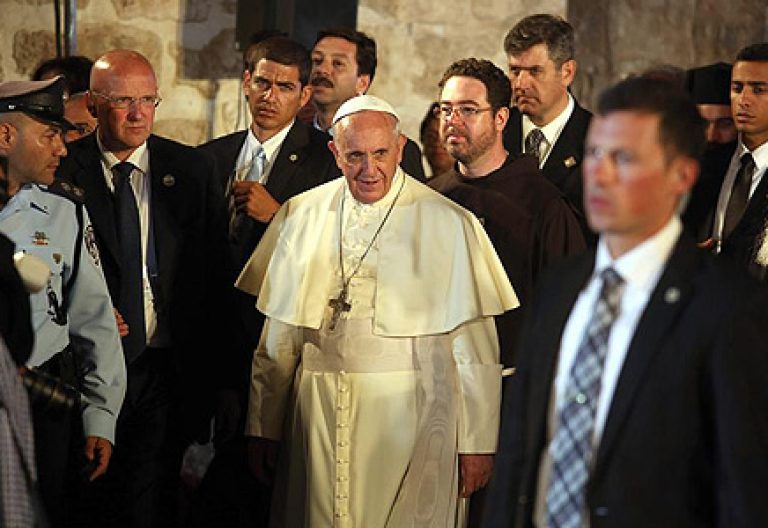 visita del papa Francisco a Tierra Santa 24 mayo 2014
