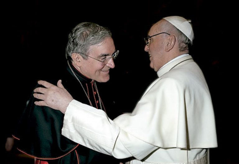 cardenal Lluís Martínez Sistach y papa Francisco