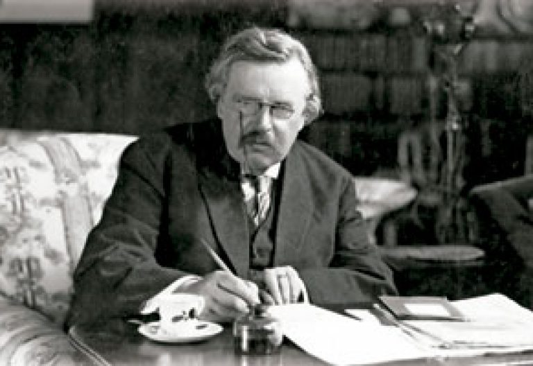escritor inglés G. K. Chesterton
