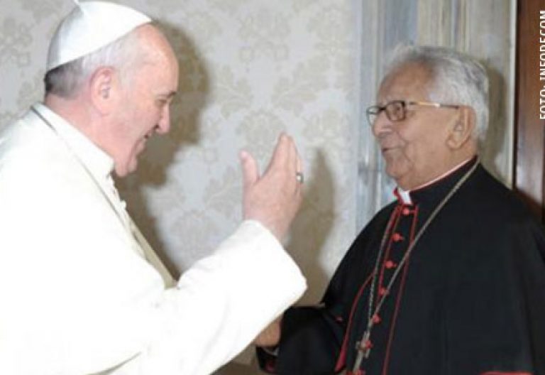 papa Francisco y el cardenal Julio Terrazas, Bolivia