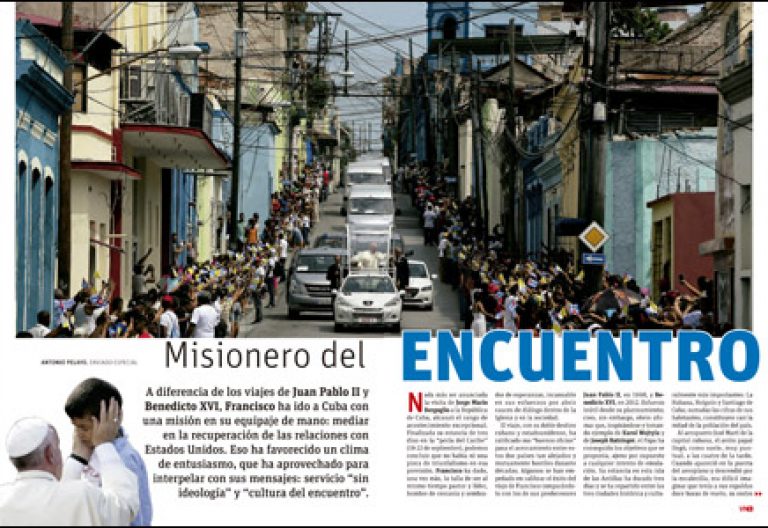 apertura del A fondo VN Viaje del papa Francisco a Cuba, misionero del encuentro