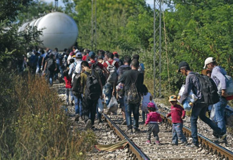 refugiados crisis humanitaria en Europa septiembre 2015
