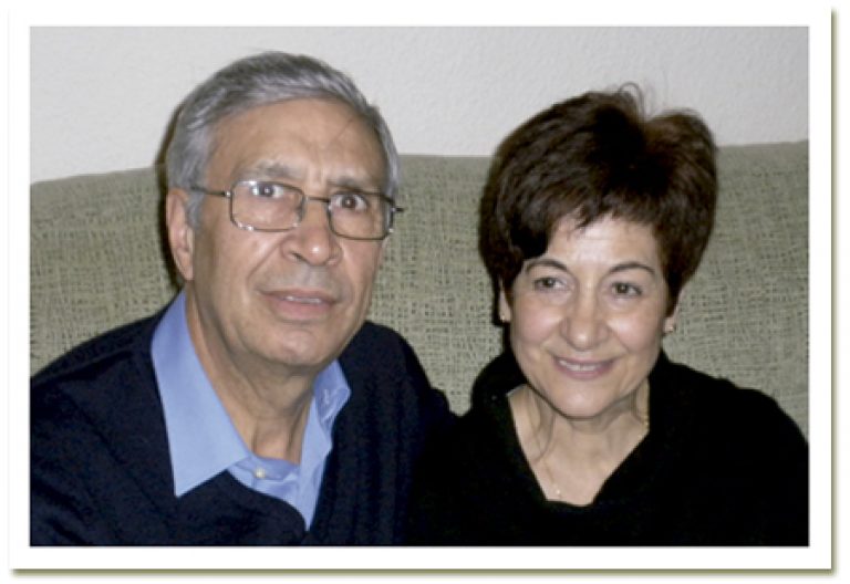 José Luis Fernández y su mujer, matrimonio católico de Arganda del Rey Madrid