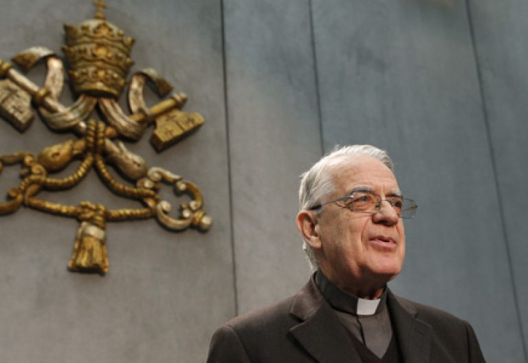 padre jesuita Federico Lombardi, durante 10 años director de la Oficina de Información de la Santa Sede