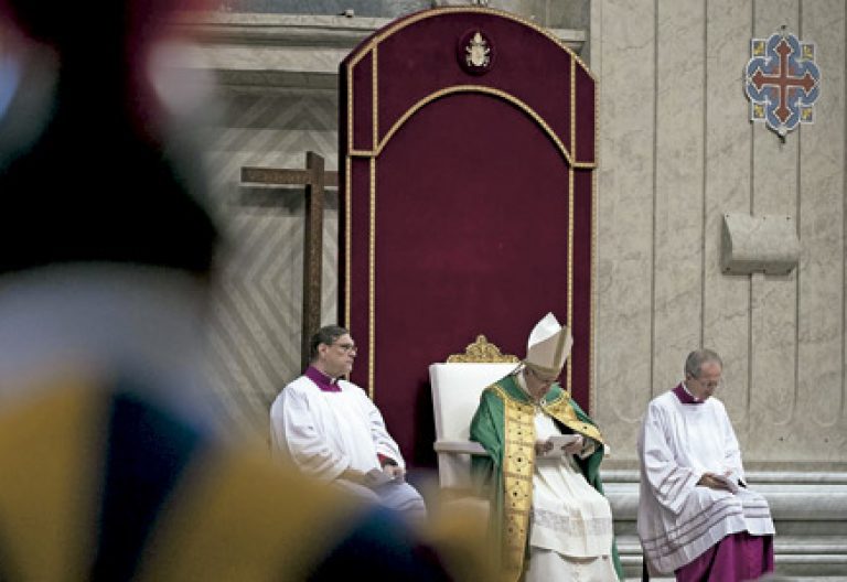 papa Francisco en la misa en la Jornada Mundial de Oración para el Cuidado de la Creación 1 septiembre 2016