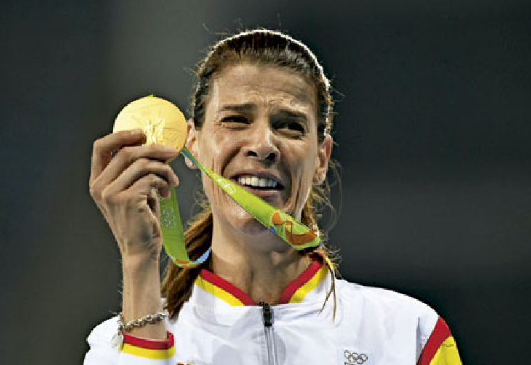 Ruth Beitia, atleta, medalla de Oro en los Juegos Olímpicos de Río 2016