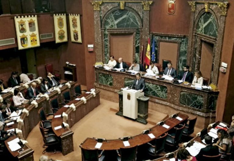 pleno autonómico de la Asamblea de Murcia