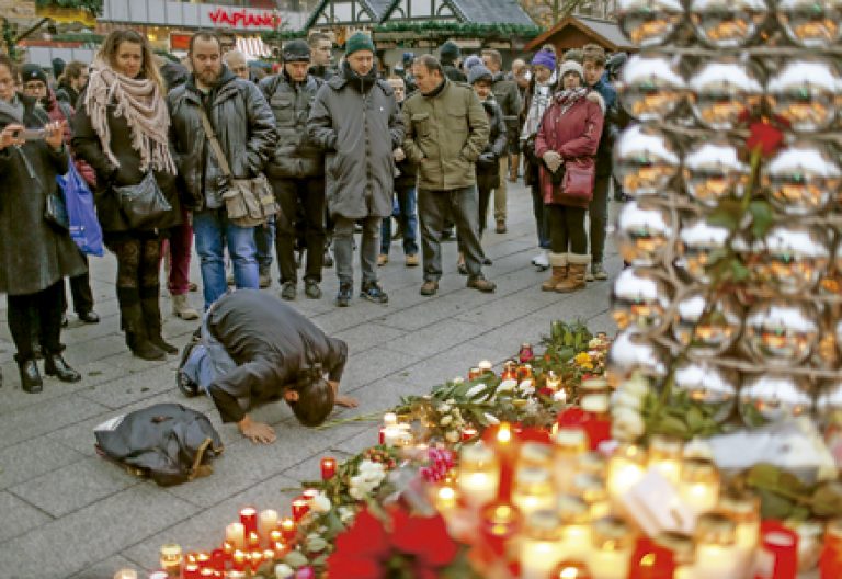 mercadillo de Navidad en Berlín donde se produjo un atentado con un camión 19 diciembre 2016