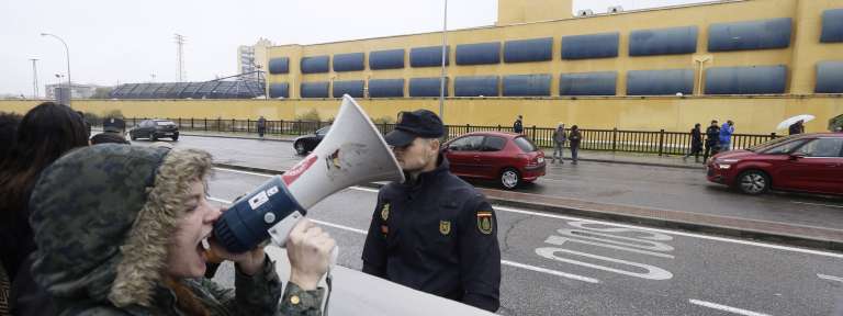 Protestas CIE Aluche