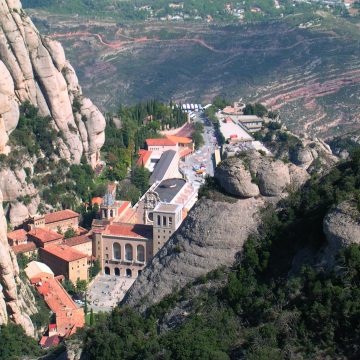 El monasterio de Montserrat, en Barcelona