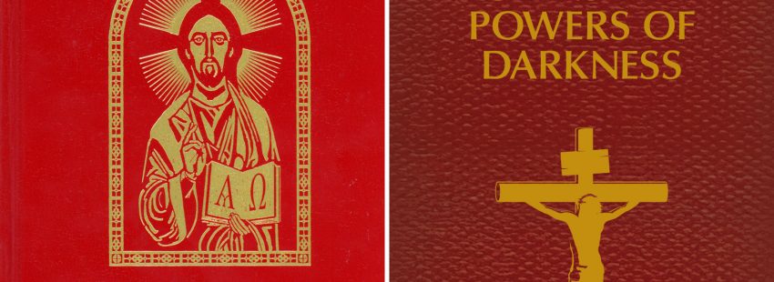 Las portadas de 'Exorcismos y súplicas relacionadas' y 'Oraciones contra los poderes de la oscuridad' USCCB Estados Unidos