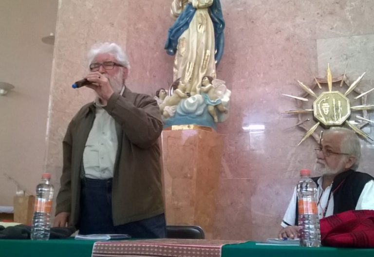 Leonardo Boff teólogo brasileño en las III Jornada Teológica de Amerindia México octubre 2017