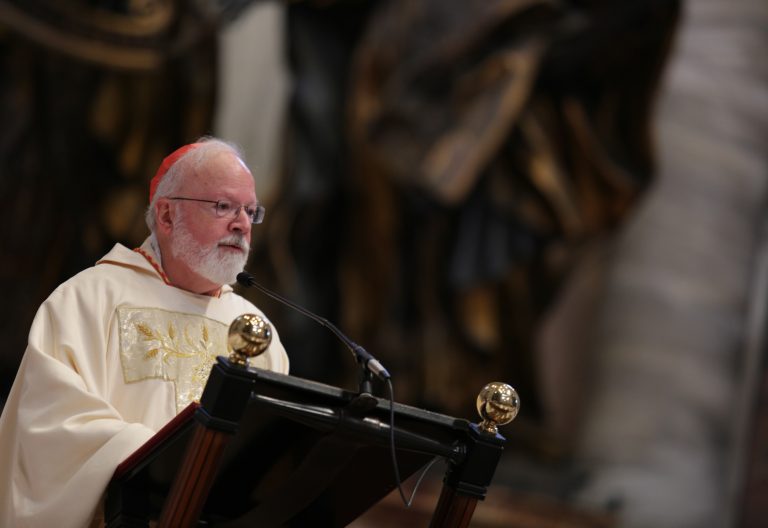 El cardenal Sean Patrick O'Malley arzobispo de Boston en una misa