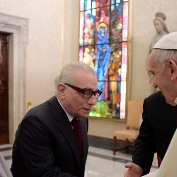 Martin Scorsese, con el Papa Francisco